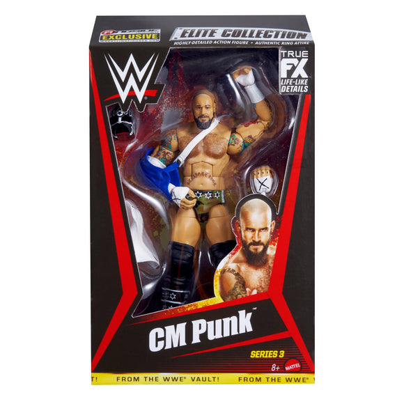 WWE Elite Collection From The Vault Ringside Exclusive CM Punk (Staight Edge Society)