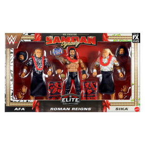 WWE Elite Collection Samoan Dynasty Pack of 3 Afa Sika Roman Reigns