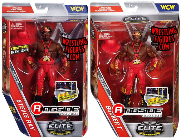 WWE Elite Collection Series 46 WCW Harlem Heat Stevie Ray & Booker T