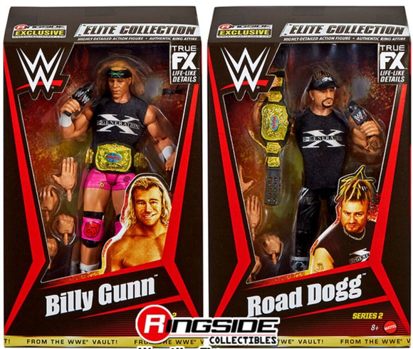 WWE Elite Collection From The Vault Ringside Exclusive Billy Gunn & Road Dogg The New Age Outlaws