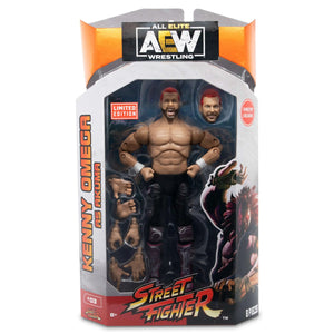 AEW All Elite Wrestling 2019 Fyter Fest Street Fighter Kenny Omega Exclusive Action Figure [Akuma]