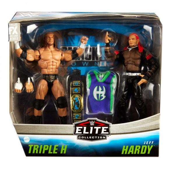 WWE Elite 2 pack Jeff Hardy vs Triple H