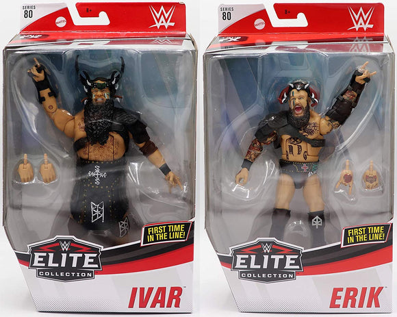 WWE Elite Collection Series 80 Erik and Ivar (Viking Raiders)